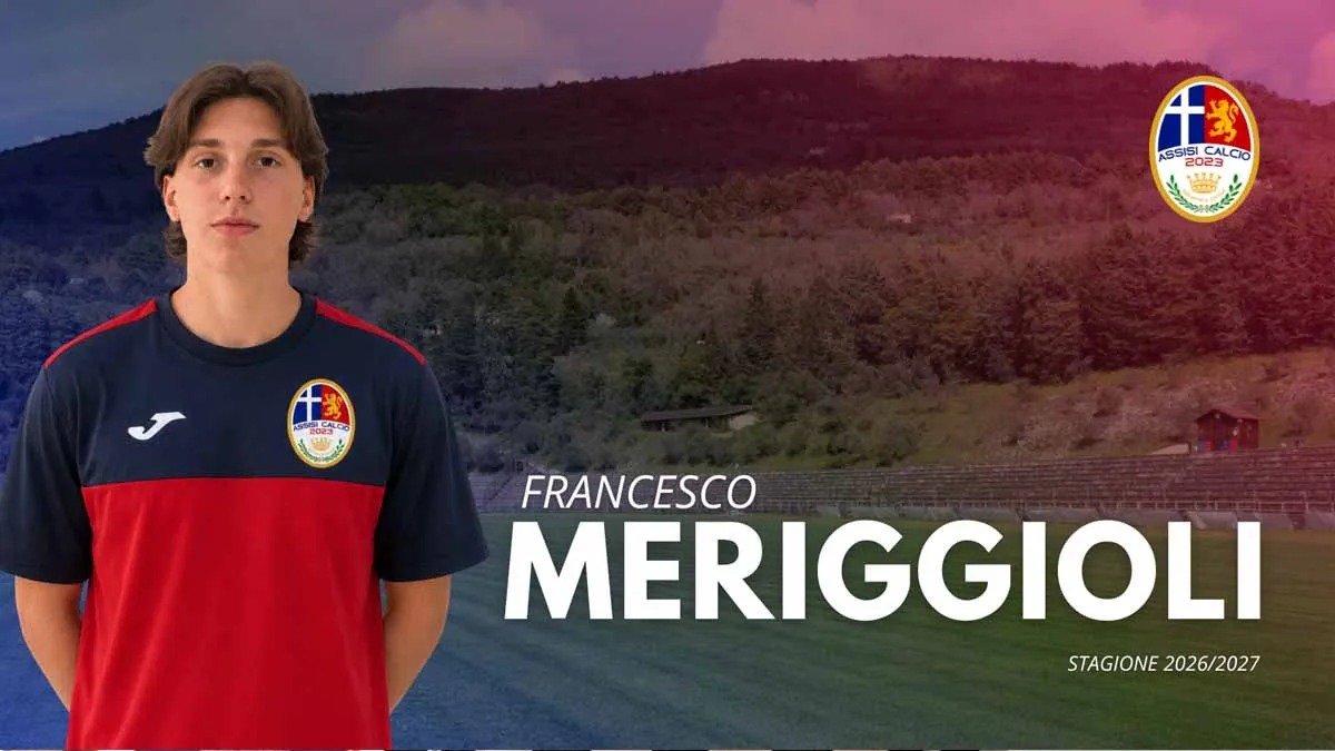 Assisi Calcio 2023, blindata la porta con Francesco Meriggioli