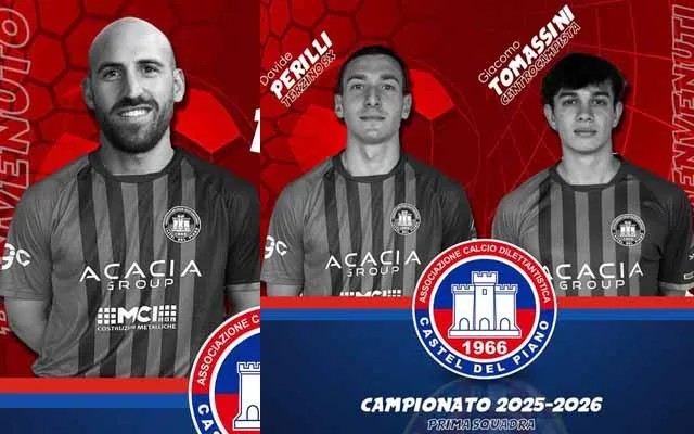 Castel del Piano, mercato in fermento: colpaccio in difesa e due...
