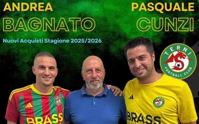 Terni FC, il club da il via alle danze con due grandi ritorni