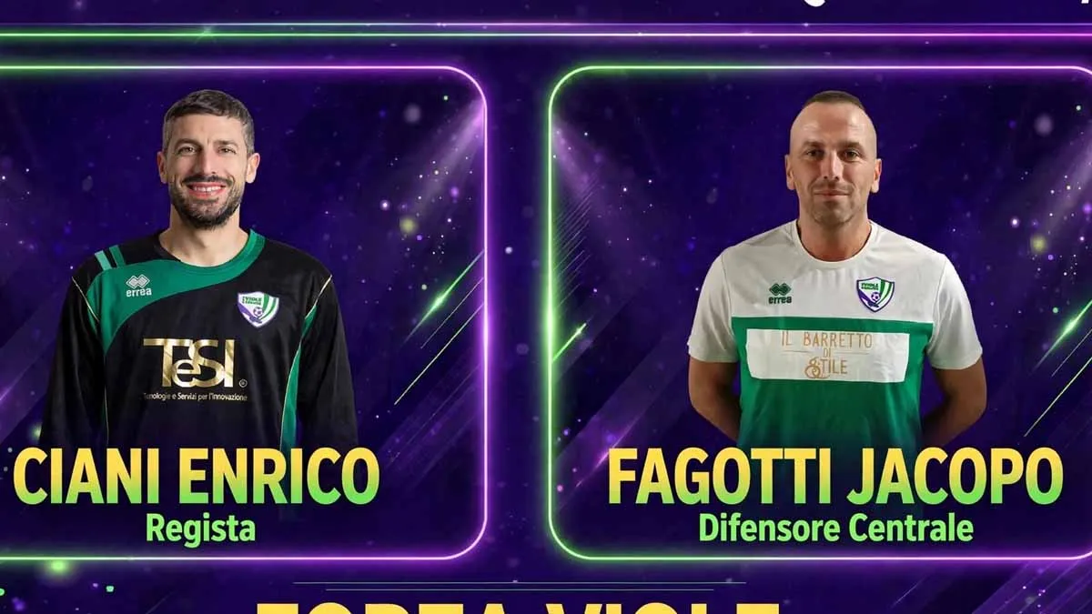Viole Calcio, altri due rinforzi: arrivano Ciani e Jacopo Fagotti