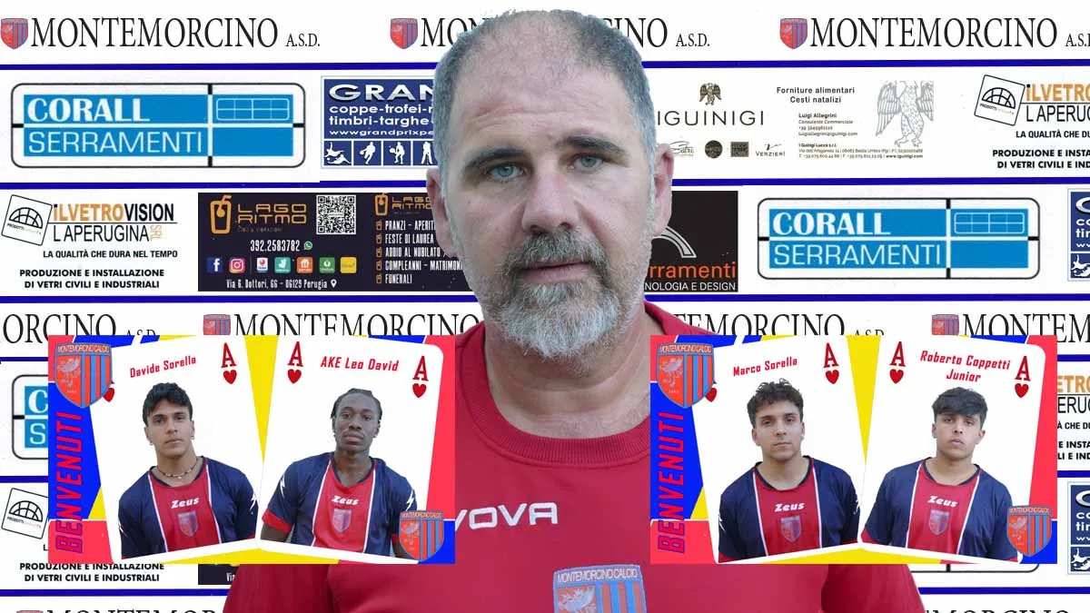 Montemorcino, Lillacci nuovo mister e subito quattro colpi