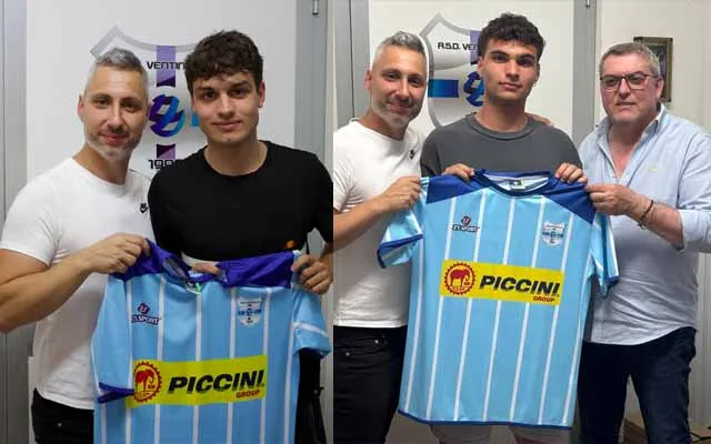 Ventinella: colpo sulla mancina e promozione del capitano Juniores
