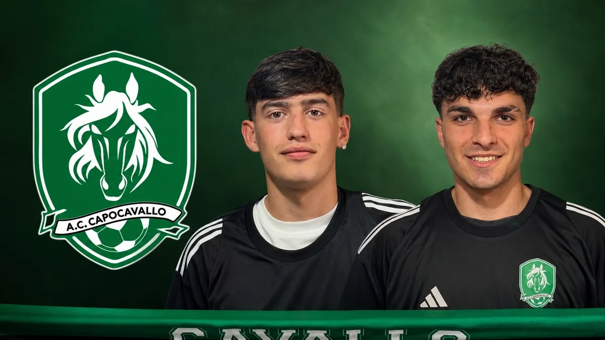 Capocavallo Calcio - doppio colpo under: ufficiali Beccari e Ruggeri