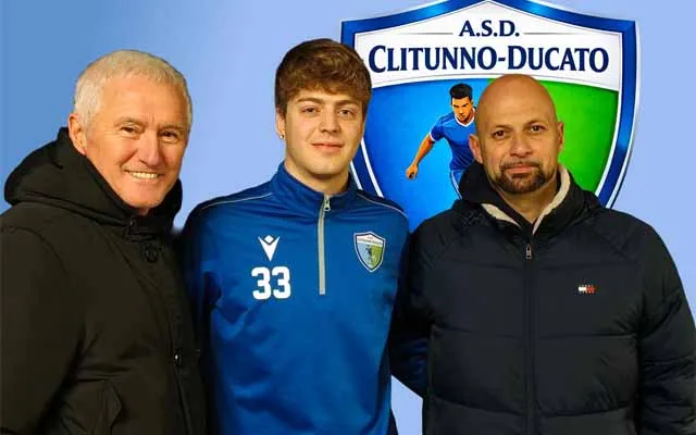 Colpaccio Clitunno Ducato - E' ufficiale Lorenzo Chiacchierini