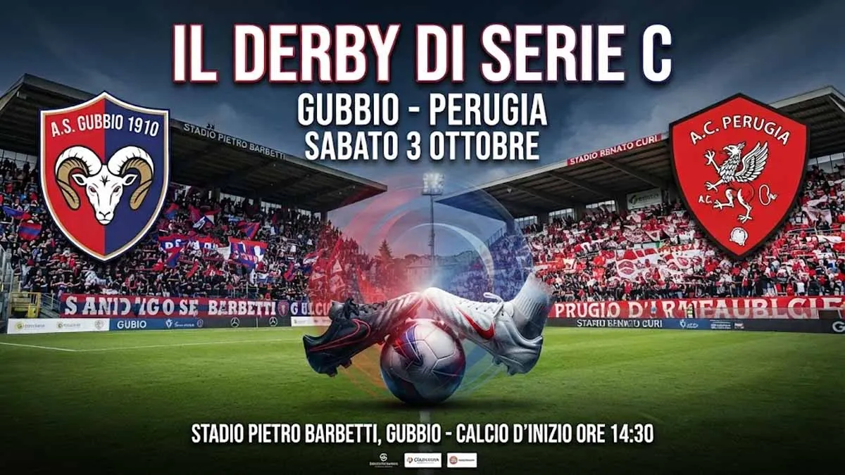 Domani c'è Gubbio-Perugia, dove vederla in TV e streaming