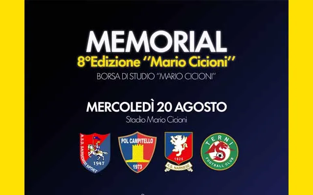 Campitello, stasera l’8ª edizione del Memorial Mario Cicioni: si comincia alle 18