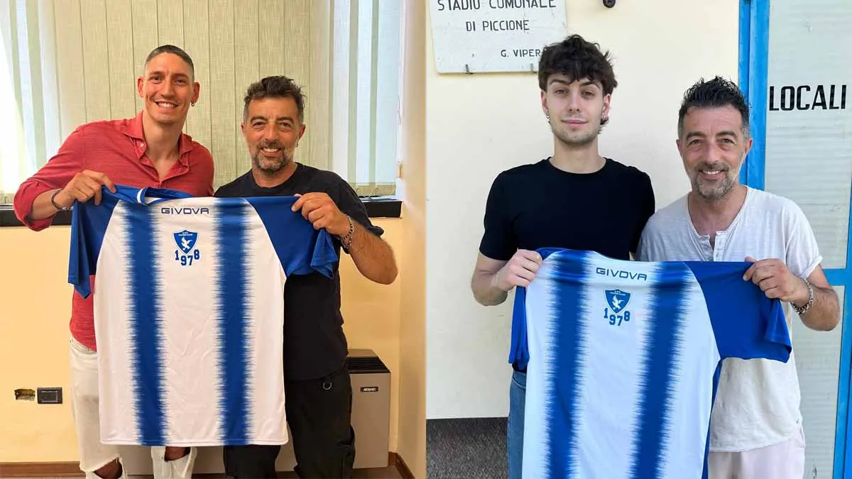 Piccione, Cardinali e Paciotti rinforzano la rosa di Mataloni
