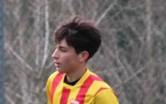 Angelana: il giovane Matteo Gasparri in prova al Genoa