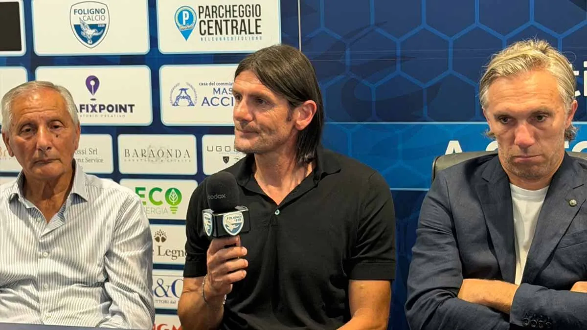 Il Foligno Calcio presenta il nuovo mister Marco Di Loreto