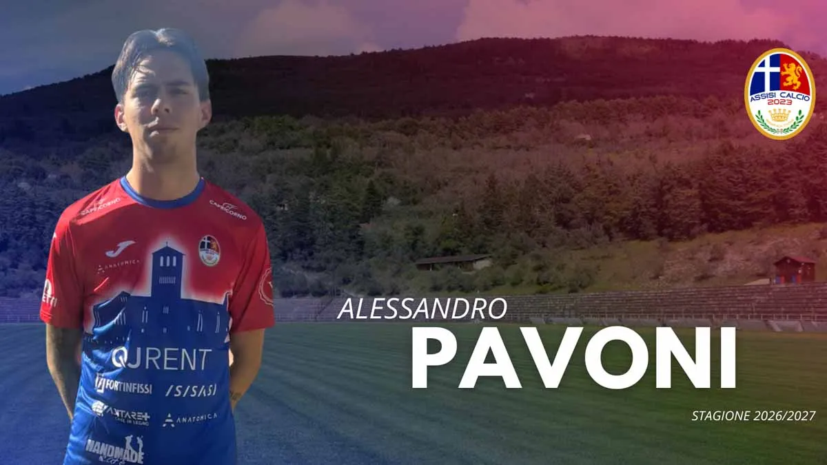 Assisi, colpo in mediana: arriva il giovane Alessandro Pavoni