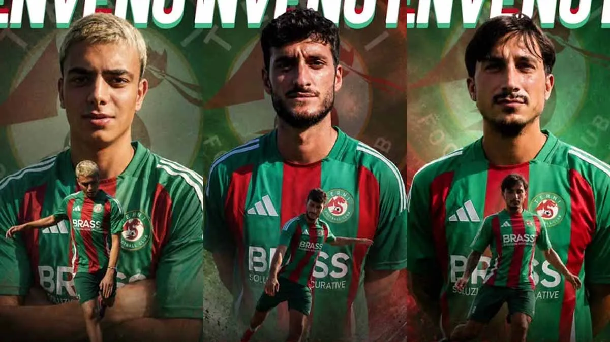 Terni FC, tre nuovi colpi per puntare in alto in Eccellenza